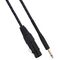 SP173 - Cavo XLR Cannon femmina a Jack 6.35 maschio 5 metri Mono - Nero/Blu - Cavi Audio Video