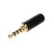06100 - Jack Audio 4 Poli 3.5mm maschio per cuffie e riparazione filo - Connettori e Adattatori