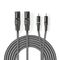 ND3270 - Cavo Audio XLR 2x Maschio a 3 Pin XLR 2x Maschio RCA 3m Grigio - Cavi Audio Video