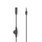 ND3578 - Cavo audio stereo con controllo del volume Maschio da 3,5mm-Femmina da 3,5mm 1m Nero - Cavi Audio Video