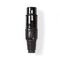 ND4892 - Connettore XLR Femmina a 3 pin XLR Nero - Connettori e Adattatori