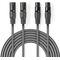 ND9655 - Cavo Stereo bilanciato 2XLR 3-Pin Maschio-2XLR 3-Pin Femmina 1.5m Sweex - Cavi Audio Video