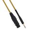SP542 - Cavo XLR Cannon femmina a Jack 6.35 maschio 5 metri Mono - Giallo/Marrone - Cavi Audio Video
