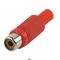 ND9260 - Connettore RCA Female PVC Rosso - Connettori e Adattatori