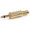 ND2297 - Connettore Jack Mono Maschio da 3,5mm confezione da 25 pezzi oro - Connettori e Adattatori