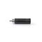 ND2746 - Adattatore audio mono Maschio RCA - Femmina da 6,35 mm 10 pezzi Nero - Connettori e Adattatori