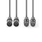 ND8055 - Cavo Audio XLR Bilanciato 2x Maschio a 3 Pin- 2x Femmina a 3 Pin 5m - Cavi Audio Video