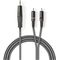 ND9074 - Cavo audio stereo 3,5 mm maschio-2x maschio RCA 1.5m - Cavi Audio Video