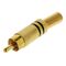 ND9200 - Connettore RCA Maschio Oro confezione da 10 - Connettori e Adattatori
