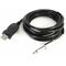 WB1622 - Cavo audio mono jack audio 6.35mm-USB 3m - Cavi Audio Video