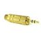 Q968 - Adattatore Jack spina 3.5mm stereo presa 6.3mm stereo - dorato - Connettori e Adattatori