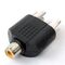 L293 - Adattatore Audio 2 RCA Maschio a 1 RCA Femmina - Connettori e Adattatori