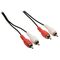 SP576 - Cavo audio stereo 2x RCA maschio - 2x RCA maschio - 5 metri - Nero - Cavi Audio Video