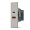 08818 - Doppia presa caricabatteria USB A e USB C 5V 2,4A sabbia linea ZEN - Linea ZEN